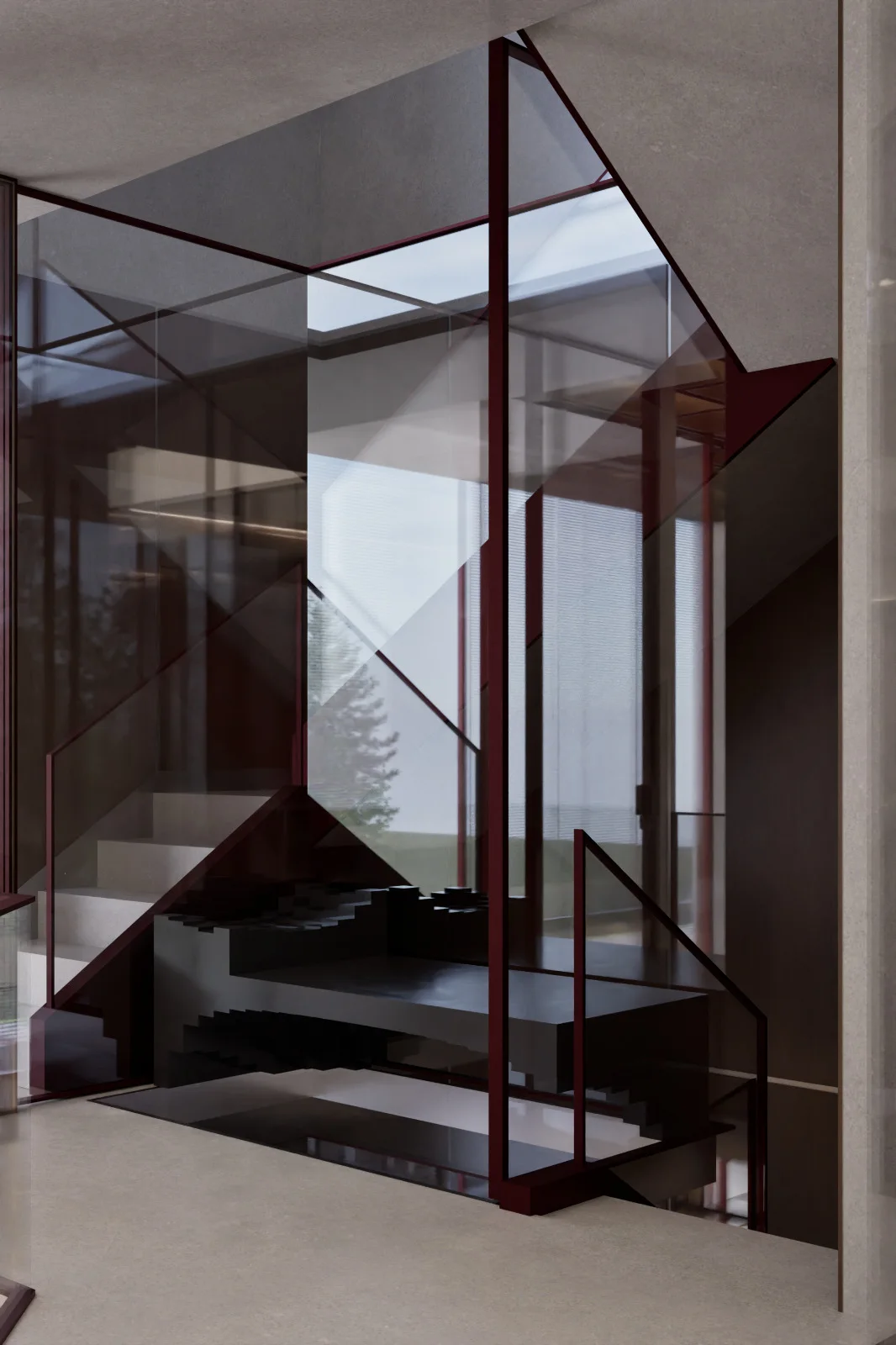 Feature staircase — illustrative preview